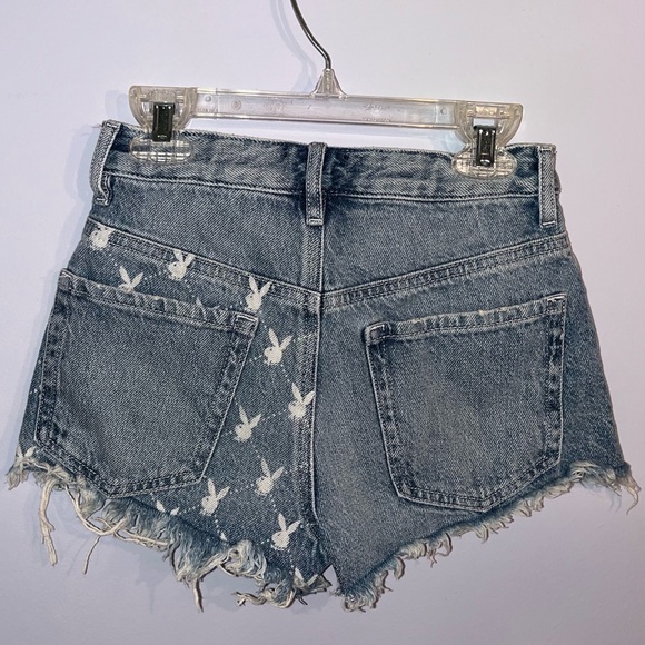 PacSun Playboy Jean Shorts! - Picture 2 of 4